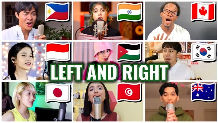 LEFT AND RIGHT by Charlie Puth ft. Jungkook (BTS) | Who sang it better? | (9 countries)
