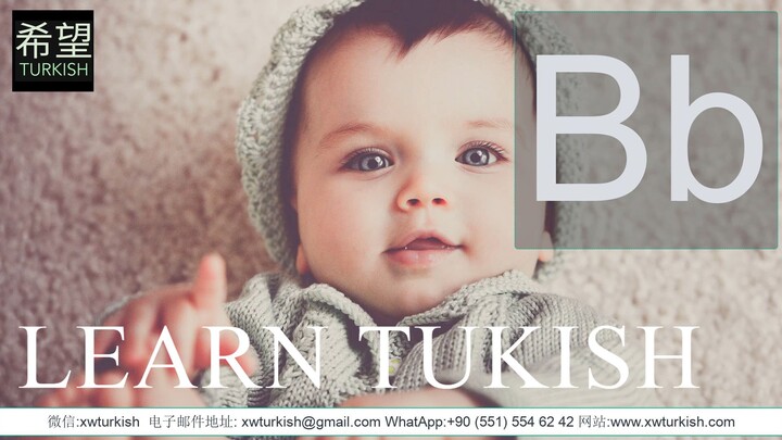 Learn Online Turkish Alphabets 学习土耳其语字母 希望老师 www.xwturkish.com | XWTURKISH