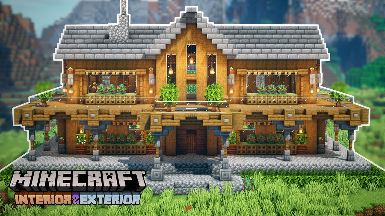 Minecraft : How to Build a Ultimate Survival House, 2 Players House