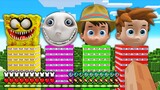 I Found SECRET LONGEST HOUSES OF PAW PATROL and MAN IN THE WINDOW and SPONGEBOB.exe in Minecraft
