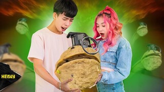 Há Hốc Mồm Với Món Bò Viên Lựu Đạn 200k Siêu To Khổng Lồ !!! | HEAVY Food Tour