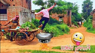 TRY TO NOT LAUGH CHALLENGE ต้องดูวิดีโอตลกใหม่ 2020_by fun sins।village boy comedy video।ep 7