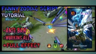 FANNY ZODIAC SKIN TUTORIAL +FULL EFFECT GET IT NOW