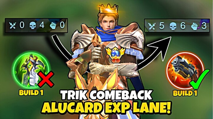 PLAYER ALU WAJIB TAU INI! CARA COMEBACK DI EXP LANE SAAT TERKENA GANKING | MLBB