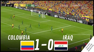 Colombia vs. Irak [1-0] HIGHLIGHTS | Video Juego Simulación & Recreación