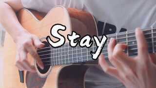 听前加点音量~！《Stay》吉他版~这可能是全站最简单的版本！