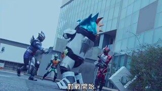 【假面骑士Ex-Aid】VS【三只假面骑士Amazons】：对战开始。