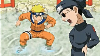 EBISU ENSINA NARUTO A ANDAR SOBRE A AGUA - JIRAYA APARECE PELA PRIMEIRA VEZ