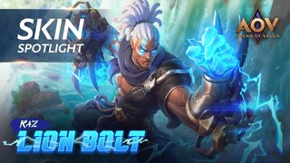 Raz Lion Bolt Skin Spotlight - Garena AOV (Arena of Valor)