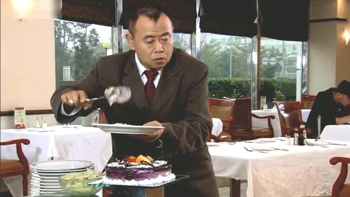潘长江吃自助餐，当知道自己吃的是什么东西后，肠子都悔青了