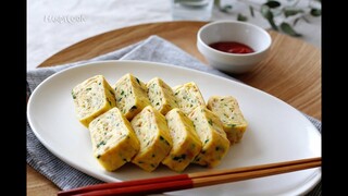 Rolled omelet with tuna(참치달걀말이)_Koreanfood recipe(영어자막)ENG ver.