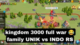 KINGDOM 3000 FULL INDO WAR SESAMA INDO UNIK VS RS!! rise of kingdom #riseofkingdoms #war #gamermuda