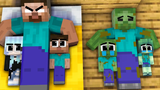 Monster School Brother Baby Zombie และ Gold Sister - Sad Story - Minecraft Animation