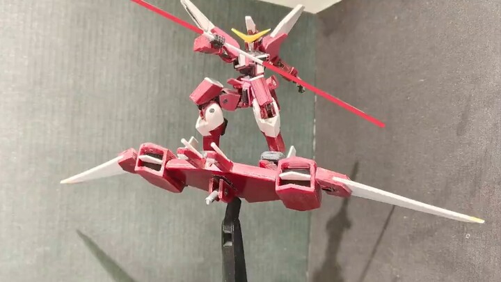 [Digosok dengan tangan] Papan plastik buatan sendiri Justice Gundam Strike Crimson Mobile Suit Gunda