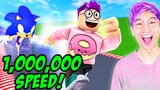 Can You Get 1,000,000 SPEED In This Crazy ROBLOX GAME!? (LEGENDS OF SPEED)