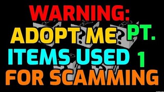 ADOPT ME ITEMS USED FOR SCAMMING PART 1 (WITCH BROOM IS NOT A FLYING BROOMSTICK)