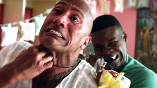 The Rock is strangled by Spongebob | Baywatch | CLIP