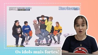 REAGINDO À 'OS IDOLS MAIS FORTES DO KPOP' (BTS, MONSTA X, TXT, IKON...)