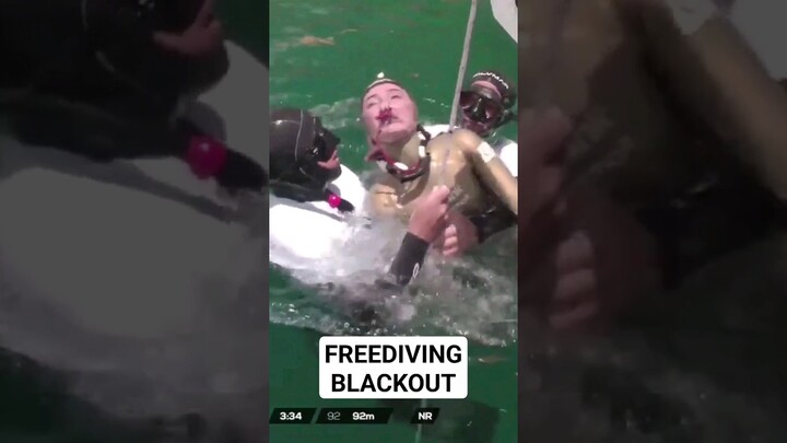 FREEDIVING COMPETITION BLACKOUT