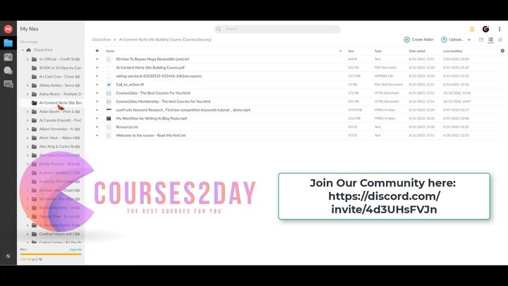 [INSTANT DOWNLOAD] Ai-Content Niche Site Building Course