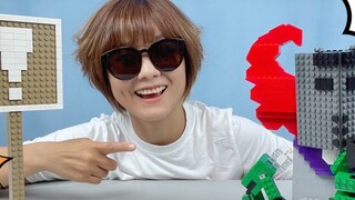 Netizen menggunakan building block untuk mengembalikan FNF's TRICKY satu per satu, mana yang lebih s