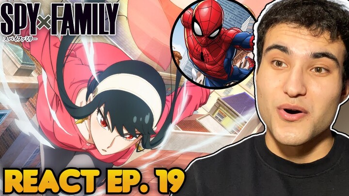 YOR VIROU A MULHER ARANHA! React SPY x Family EP. 19
