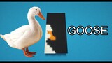 Banner design ideas: How to make a GOOSE banner in Minecraft!