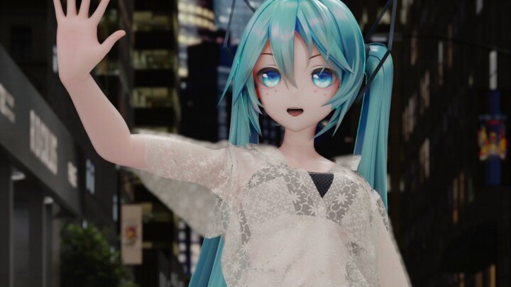 [Solusi layar vertikal 4k/kain] Hmm? Kenapa mantel Miku tiba-tiba menghilang? ('▿')
