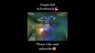 Fredrinn Tripple Kil#mobilelegends #mlbb #viral #mlbbshorts #gaming #fredrinn