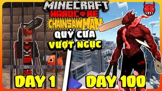 SongFish Review 100 Ngày Sinh Tồn Chainsaw Man Qủy Cưa Vượt Ngục Minecraft Siêu Khó