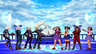 KOF MUGEN: KULA/YUKINO TEAM VS ATHENA TEAM!!!