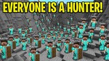 Minecraft Manhunt, But EVERYONE is a Hunter! (100 players)
