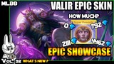 VALIR DEMONLORD - EPIC SHOWCASE - HOW MUCH DID WE SPEND?? - MLBB WHAT’S NEW? VOL. 92