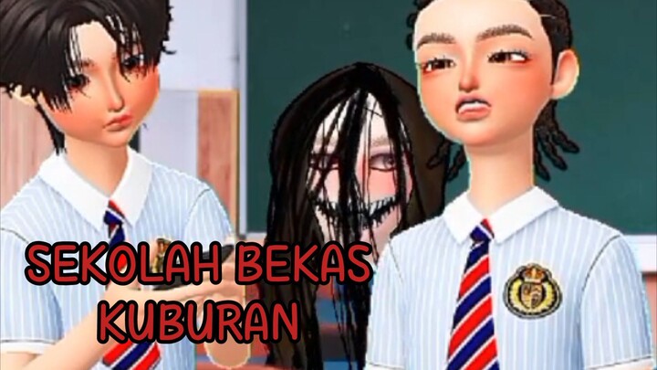 sekolah bekas kuburan || cerita hantu versi zepeto