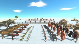 Fantasy vs Carnivore Army - Animal Revolt Battle Simulator