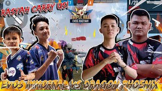 FUN MATCH! CLASH SQUAD 3 VS 3! EVOS IMMORTAL MELAWAN DRAGON PHOENIX!