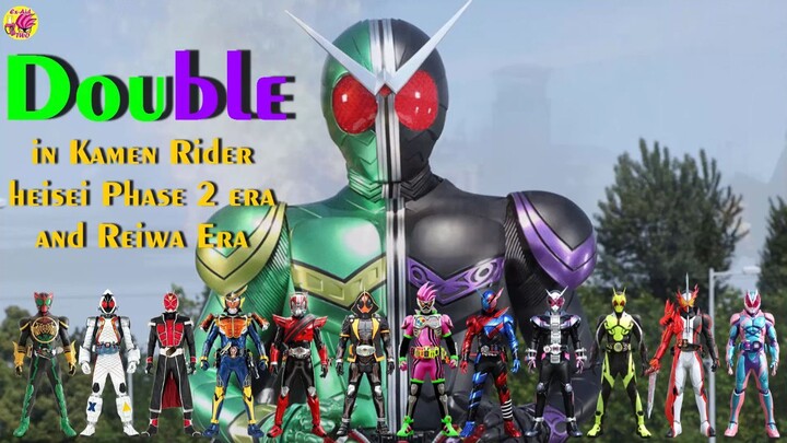 Kamen Rider Double in Kamen Rider heisei Phase 2 and Reiwa Era (FanArt)