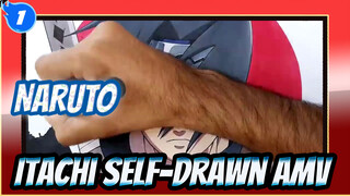 NARUTO|Master teach you how to draw Itachi !Blood-red eyes see straight through worlds!_1