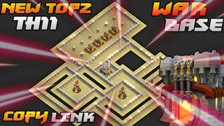 NEW TH11 WAR BASE + REPLAY PROOF | BEST TOP2 WAR BASE DESIGN | 💯 ANTI HYBRID | CLASH OF CLANS