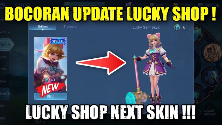 BOCORAN UPDATE LUCKY SHOP MOBILE LEGEND TERBARU | Lucky Shop Next Skin | Skin Lucky Shop Selanjutnya