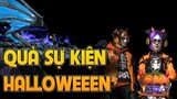 [Free Fire] Review Quà Của Sự Kiện Halloween Sẽ Có Gì, Skin Súng Ak Rồng Lửa Xanh Nâng Cấp Level