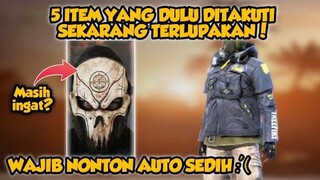 BARU SADAR 😱| INILAH 5 ITEM YANG DULU DITAKUTI SEKARANG TERLUPAKAN ! FREEFIRE BATLEGROUND