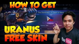 HOW TO GET URANUS FREE SKIN 2020 ML TUTORIAL