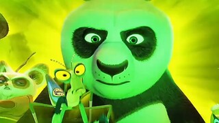阿宝要跟爸爸回到熊猫村练习气功对付天煞去了！