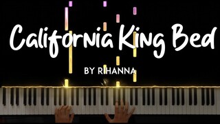 California King Bed by Rihanna piano cover + sheet music