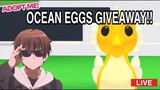 [🔴LIVE ] ADOPT ME OCEAN EGGS GIVEAWAY!! ft Strawberry Viibes