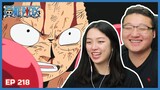 AFRO LUFFY VS FOXY | One Piece Episode 218 Couples Reaction & Discussion