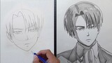 How to Draw LEVI  ACKERMAN [ Shingeki no Kyojin] - Cara Gambar Anime