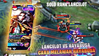 AGGRESSIVE LANCELOT VS HAYABUSA, CARA MELAWAN HAYABUSA