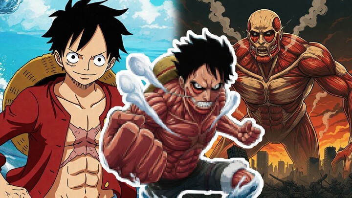 AUTO DAPETIN ONE PIECE !!! Gua coba gabungin Monkey D Luffy dan Kolosal Titan | W_Art X RWPP ART
